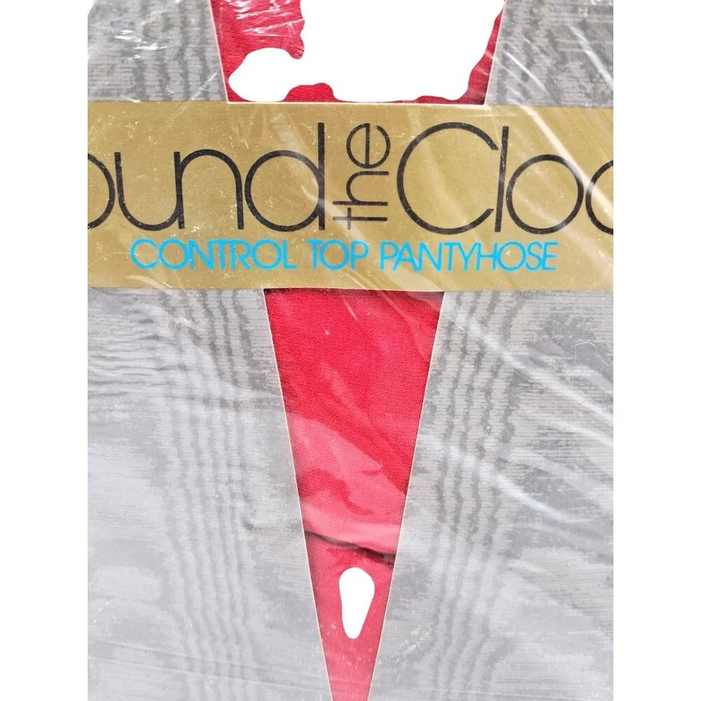 Round The Clock Control Top Pantyhose Ruby Stretch Sheer Size C (Model) Run-Resi